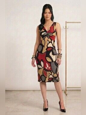 NWOT Graphic Abstract Dress by  Madison Leigh